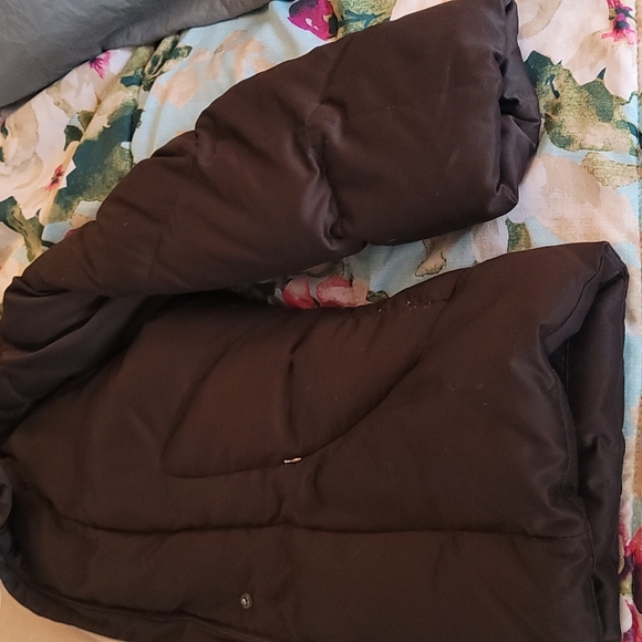 Calvin Klein 1X brown down winter coat - Picture 7 of 14